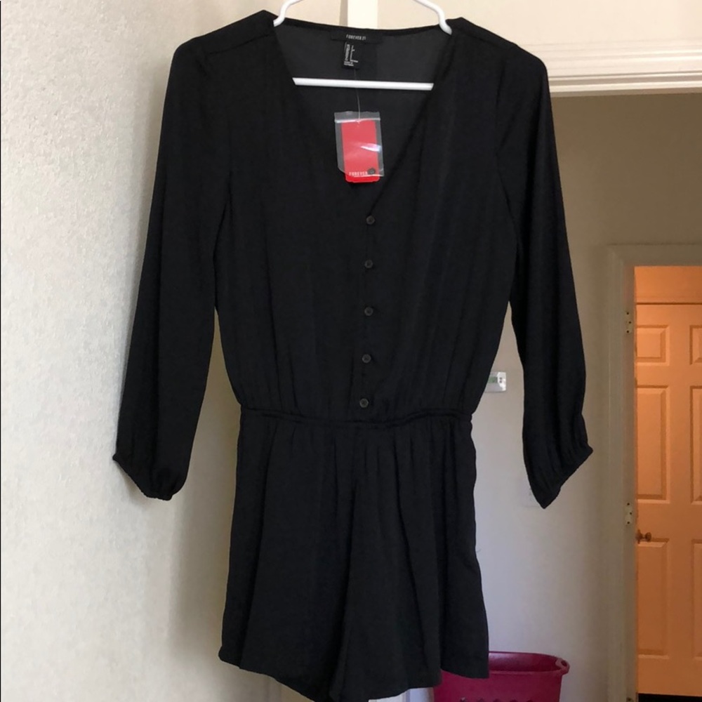 NWT black romper